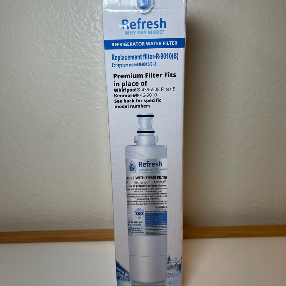 Premium Refrigerator Water Filter R-9010(A) Fits Whirlpool, Kenmore, & More New